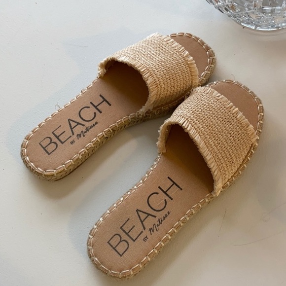 Matisse Shoes | New Beach By Matisse Sandals Slides Jute Size 8 | Poshmark